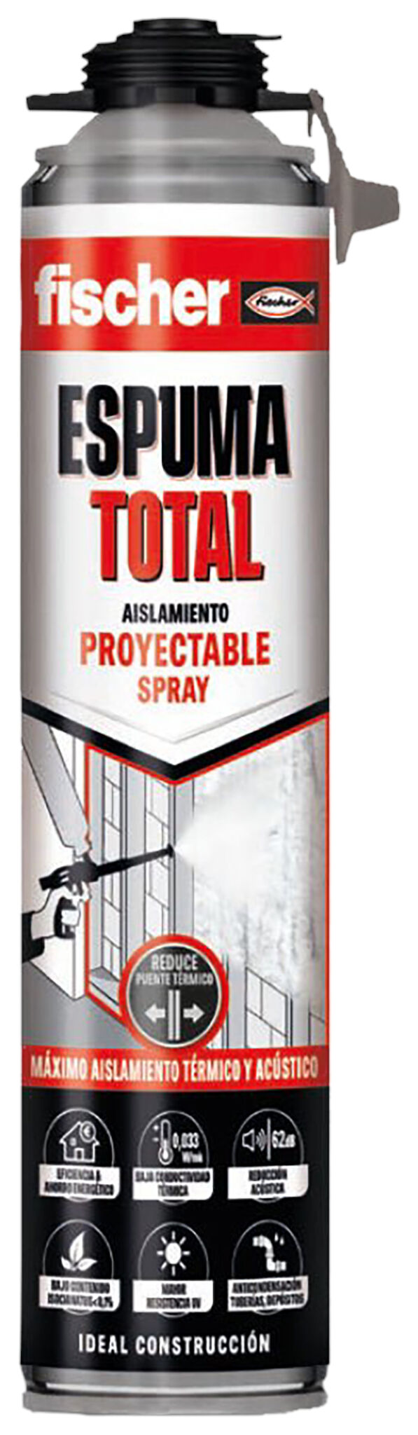 Espuma de Poliuretano Fischer Espuma Total Proyectable