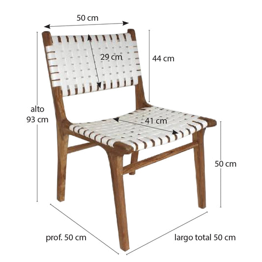 Silla Zoe White — vista adicional