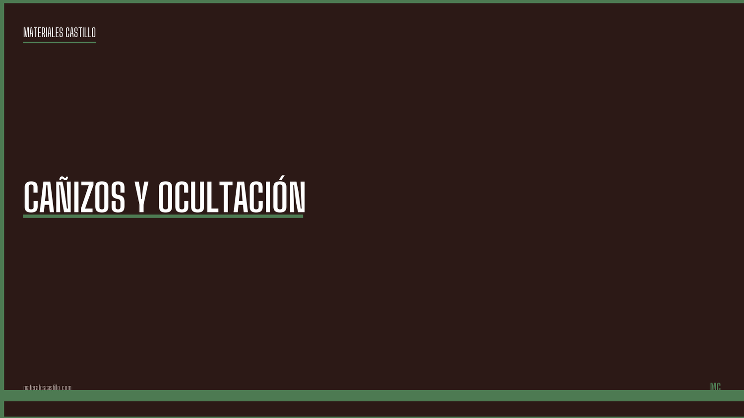 Cañizos y Ocultación