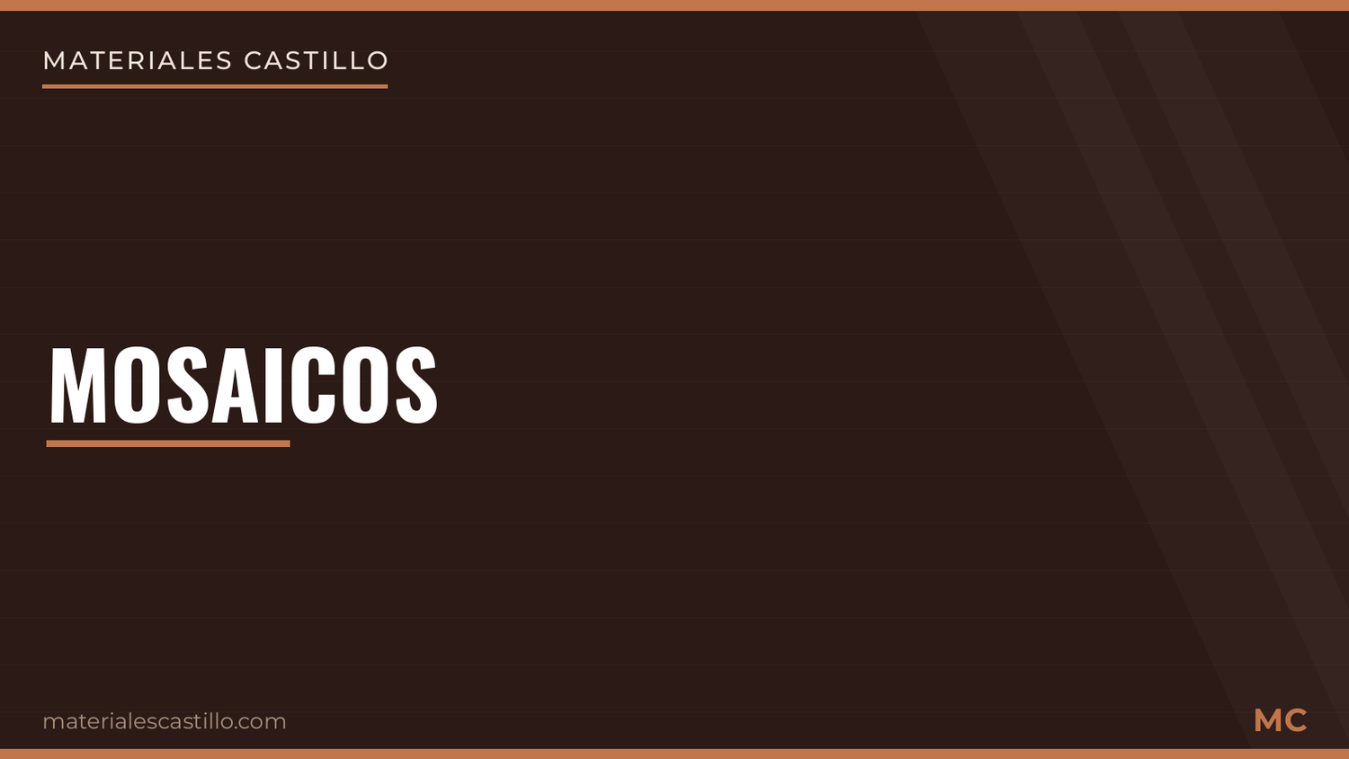 Mosaicos — Materiales Castillo