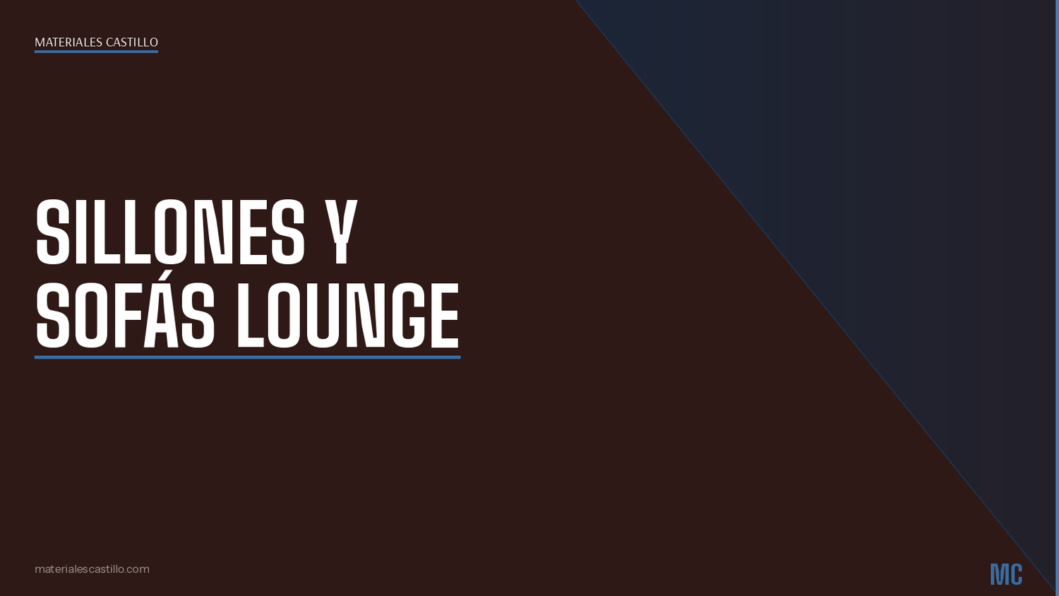 Sillones y Sofás Lounge