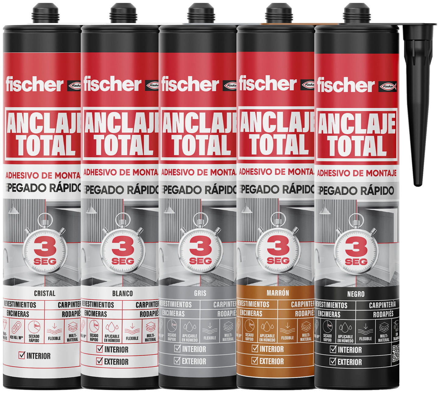 Adhesivo Fischer Anclaje Total — Cartucho
