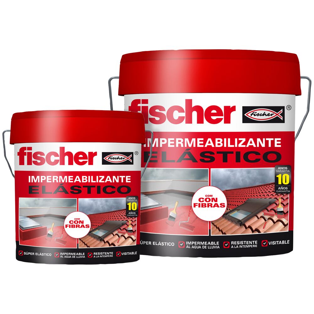 Impermeabilizante Elástico con Fibras Fischer