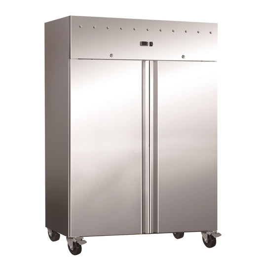 Armario congelador 1200 L 2 puertas inox