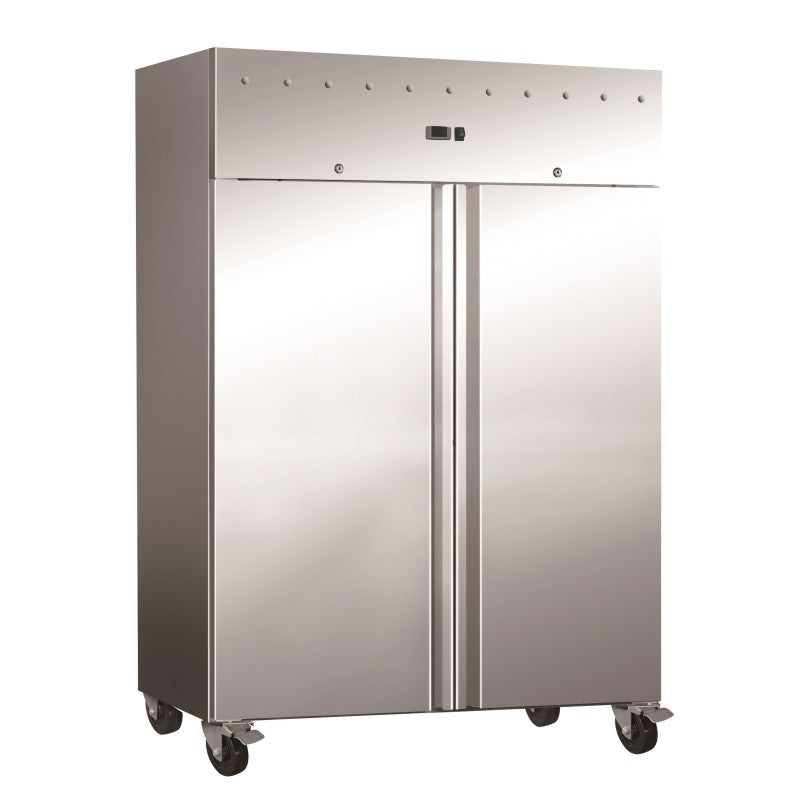 Armario refrigerado GN2/1 1200 L 2 puertas inox