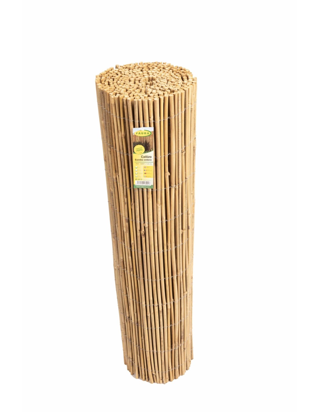 Cañizo de Bambú Entero Natural Faura