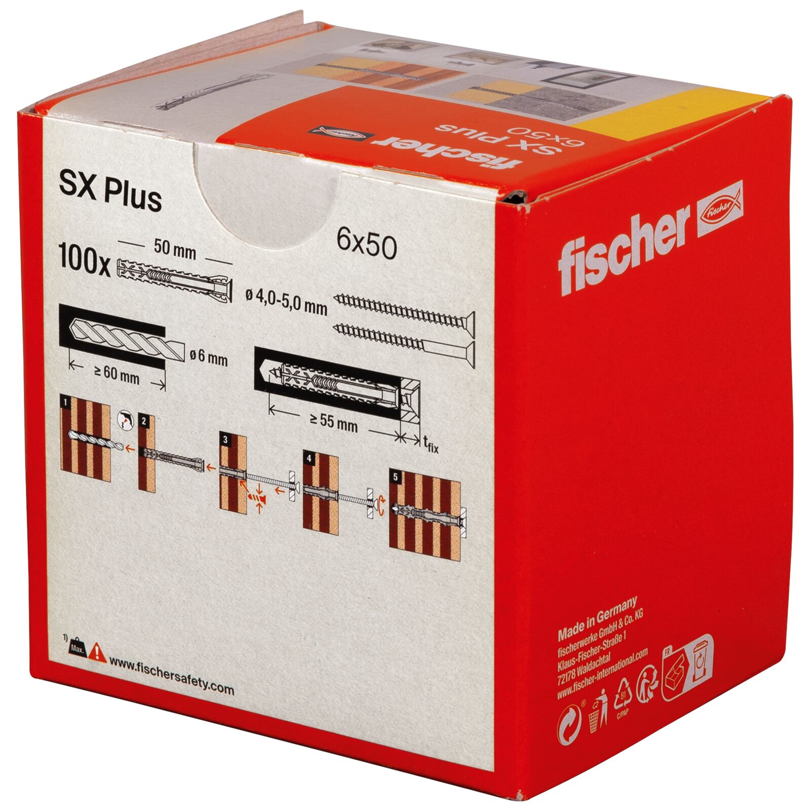 Caja fijación de marcos SX Plus Fischer