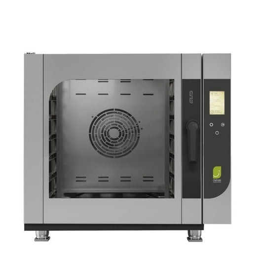 Horno mixto eléctrico 6 GN 1/1 con control de humedad