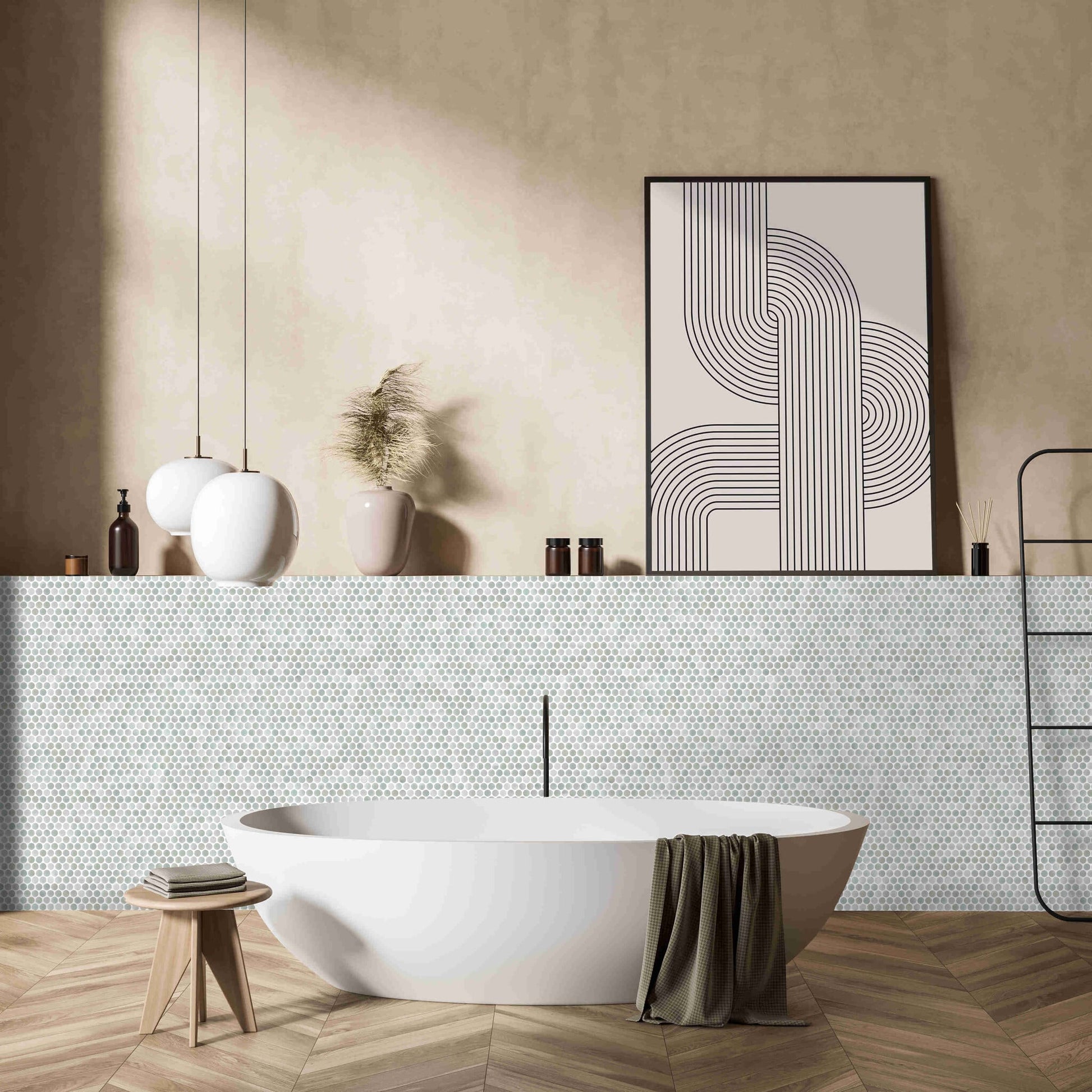 Mosaico Penny Cotto Danae — ambiente