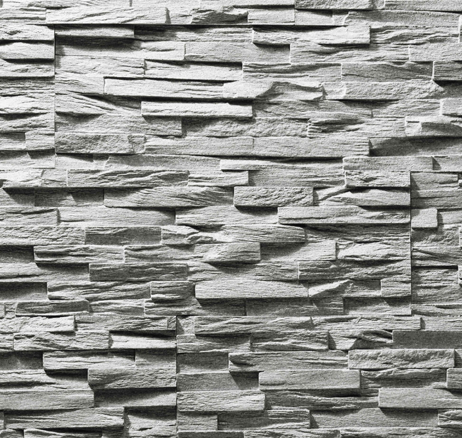 Panel de pared 3D efecto piedra Benevento Grey