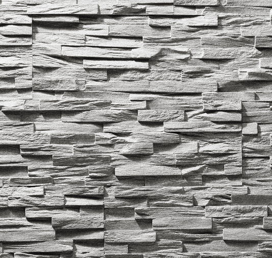 Panel de pared 3D efecto piedra Benevento Grey
