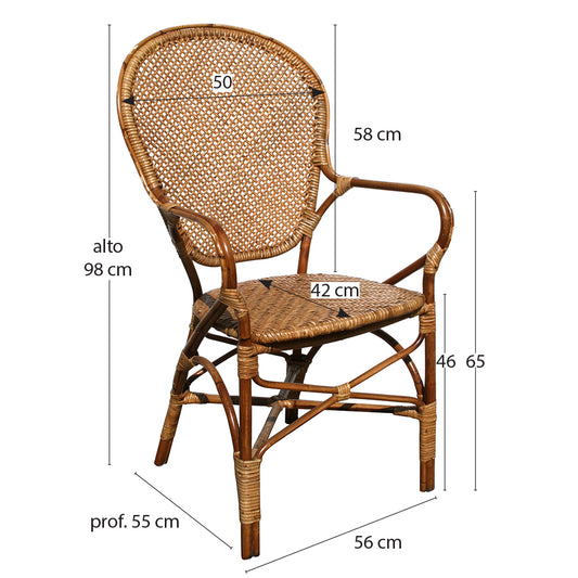 Silla Virgo Con Brazos — vista adicional