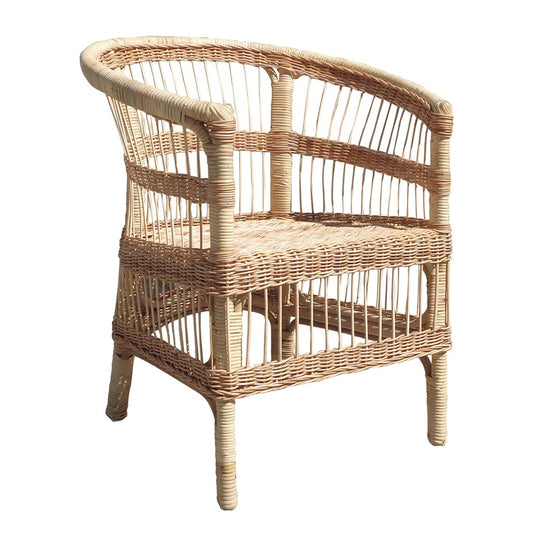 Sillón Malawi Natural de fibra natural — Taller de las Indias