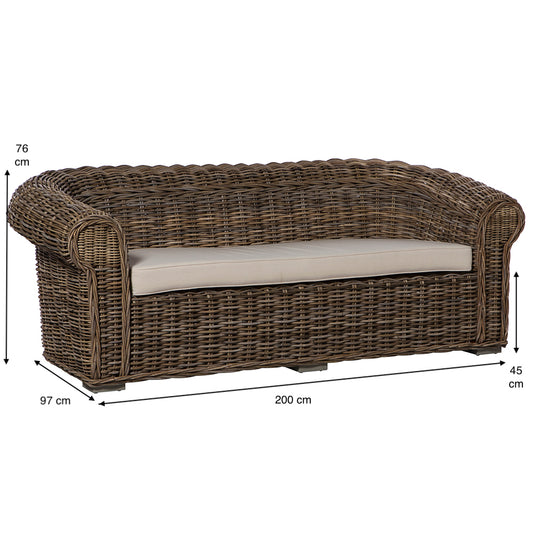 Sofá President 200 cm — vista adicional